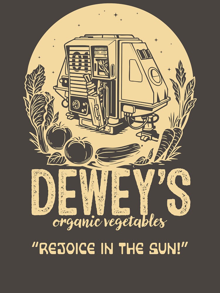 Dewey's Organic Vegetables (Silent Running) by CULTee'z Unisex , , , Long Sleeve Tee