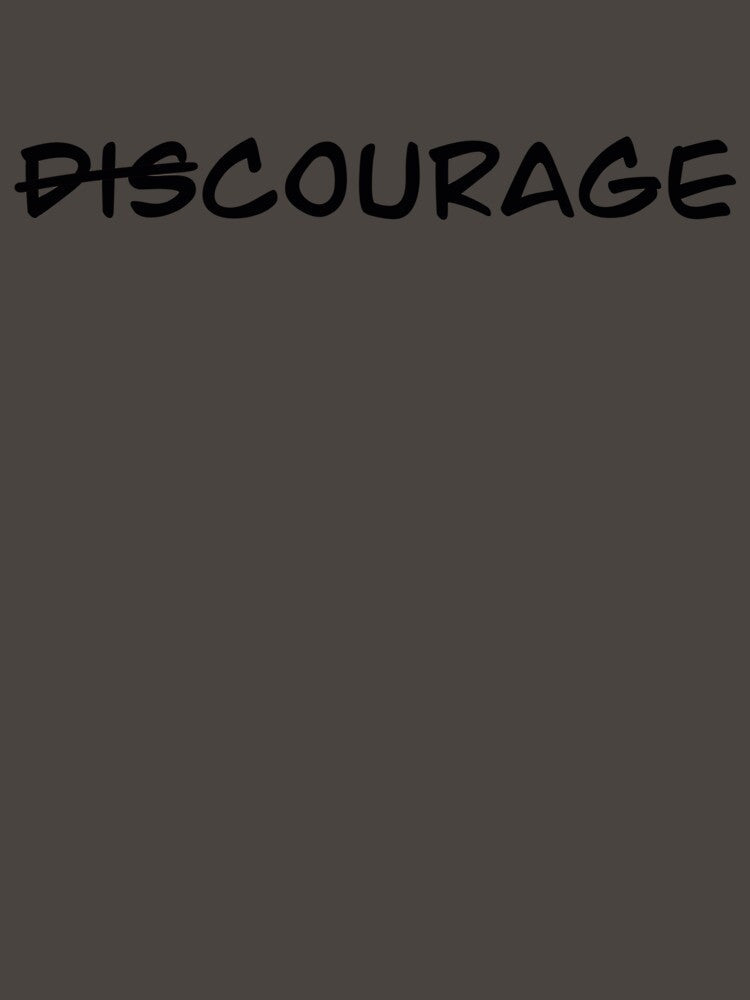 Courage not discourage by 4everAmberShop Unisex , , , Long Sleeve Tee