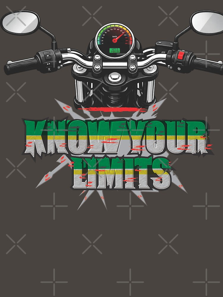 Know Your Limit-Unisex T-shirt, distinctive design and tailored for everyone by RJRDesignStore1