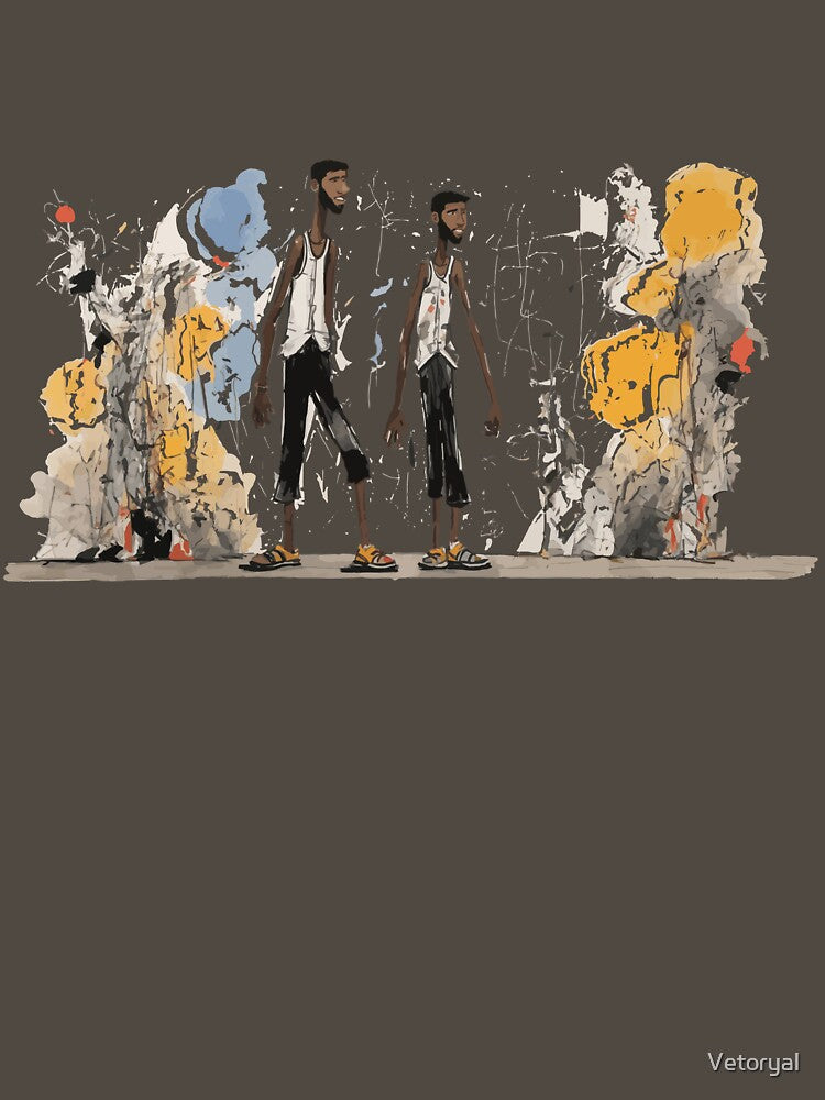 Two brothers by Vetoryal Unisex , , , Long Sleeve Tee
