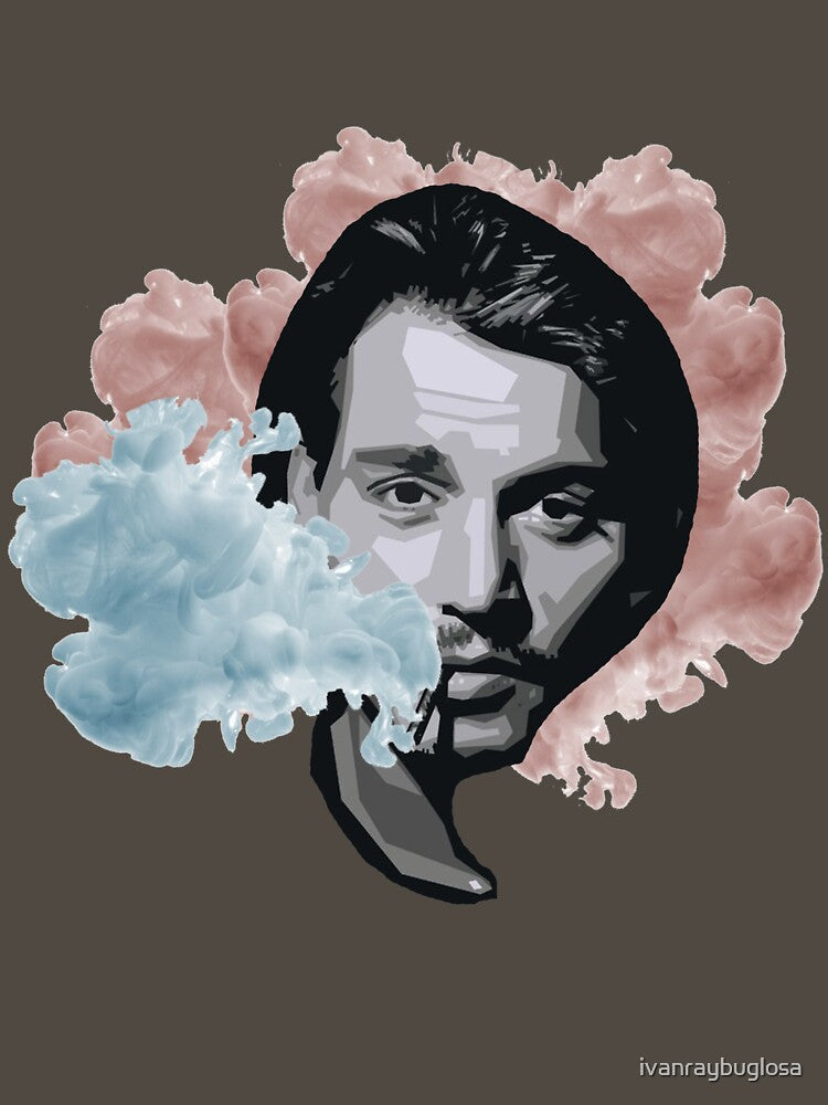 Smoking Depp by ivanraybuglosa Unisex , , , Long Sleeve Tee