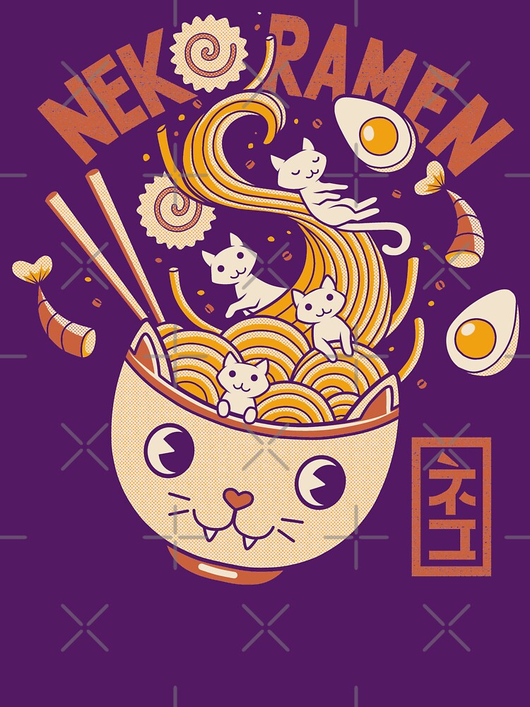 Ramen Cat Head by Tobe Fonseca by Tobe Fonseca®