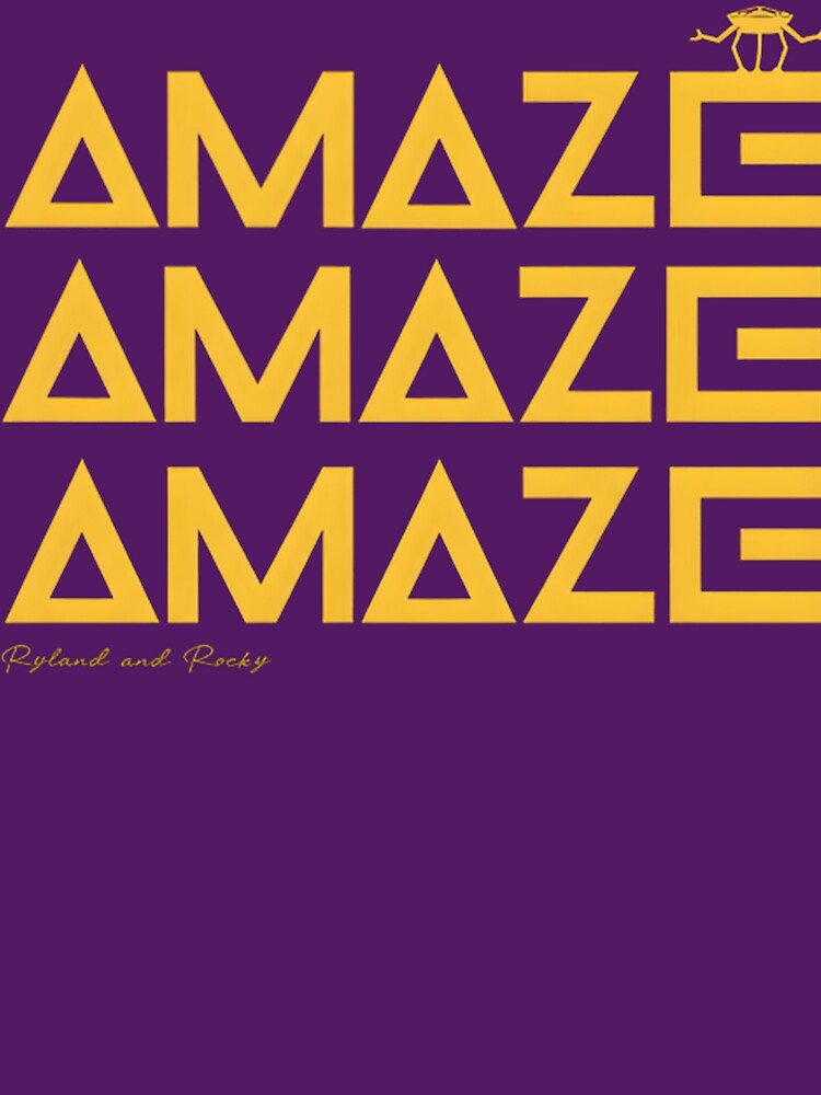 Project Hail Mary Amaze Meme Funny Minimal Humor Quote Classic by Qwertycraftd Unisex , , , Long Sleeve Tee