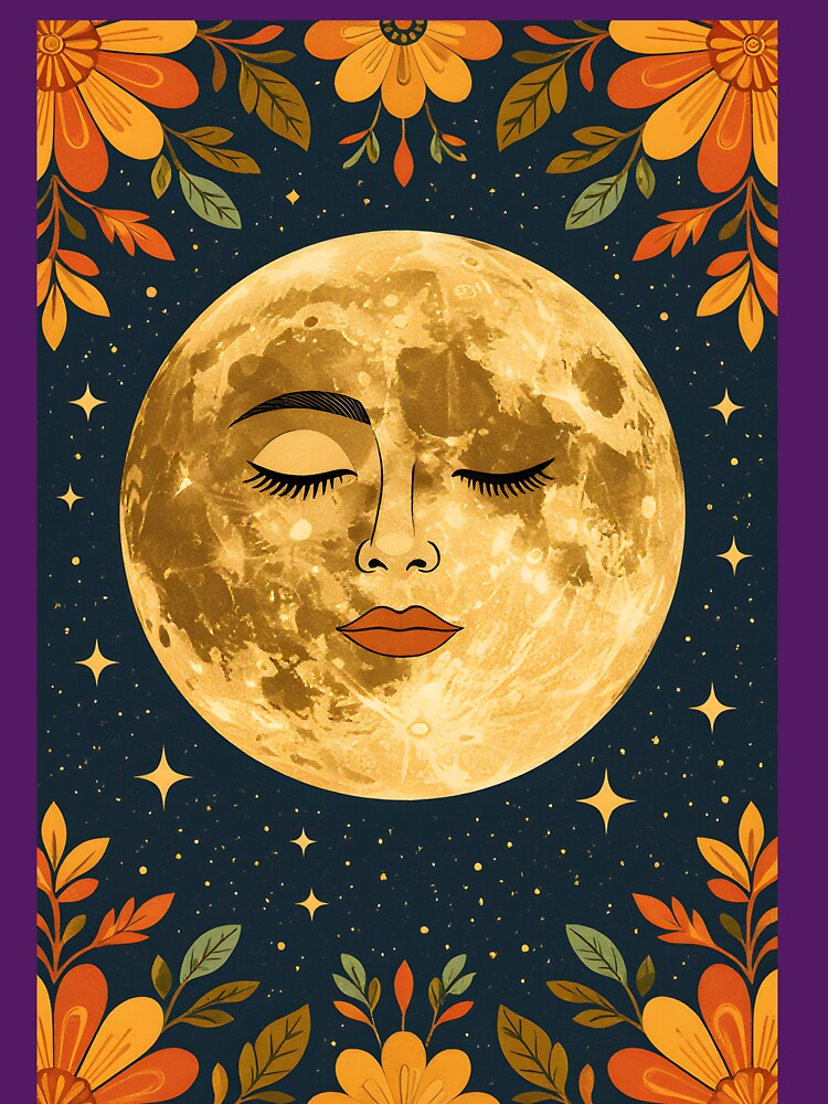 Vintage Boho Moon Stay Wild Celestial by SoulGraphixx