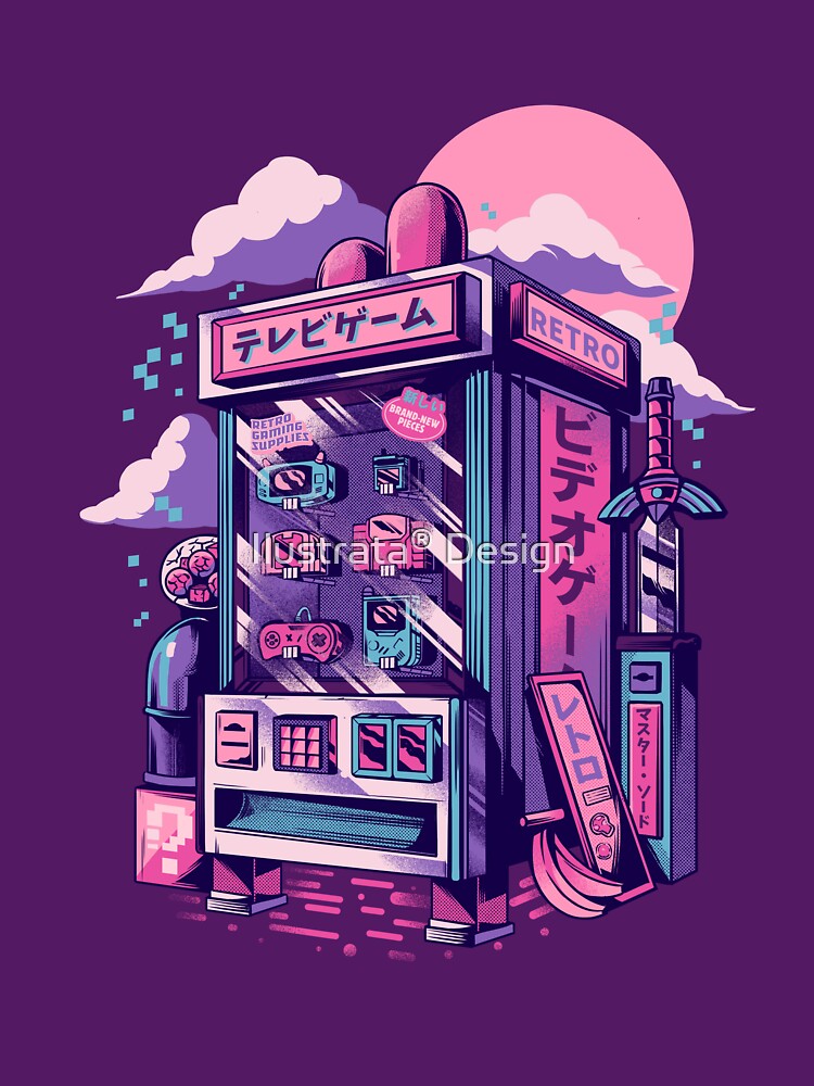Retro gaming machine by Ilustrata®