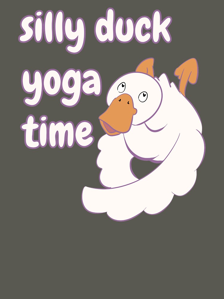 Silly Duck Yoga Time by HugSomeNettles