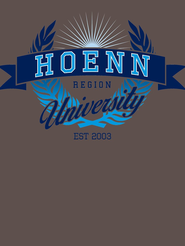 Hoenn Region University by Jemma Rich Unisex , , , Long Sleeve Tee