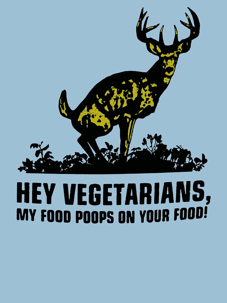 Buck Wear Food Poops Short Sleeve Tee by BurKhart Unisex , , , Long Sleeve Tee