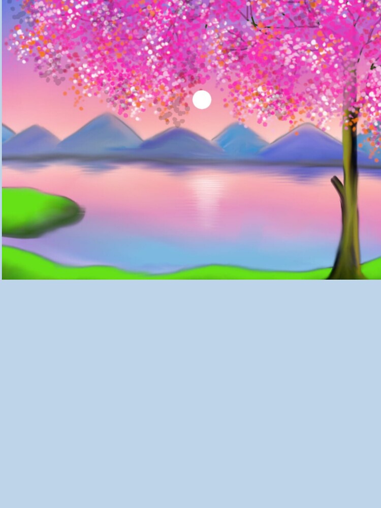 Blossom Serenity Moon by rrr-digitalarts