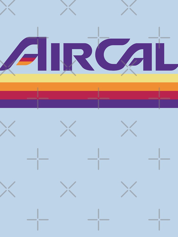 Vintage Air Cal airline logo by retropetrol Unisex , , , Long Sleeve Tee