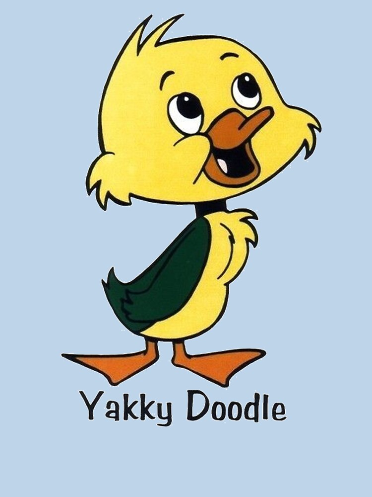 Yakky Doodle Retro Vintage Cartoon by K1Store Unisex , , , Long Sleeve Tee