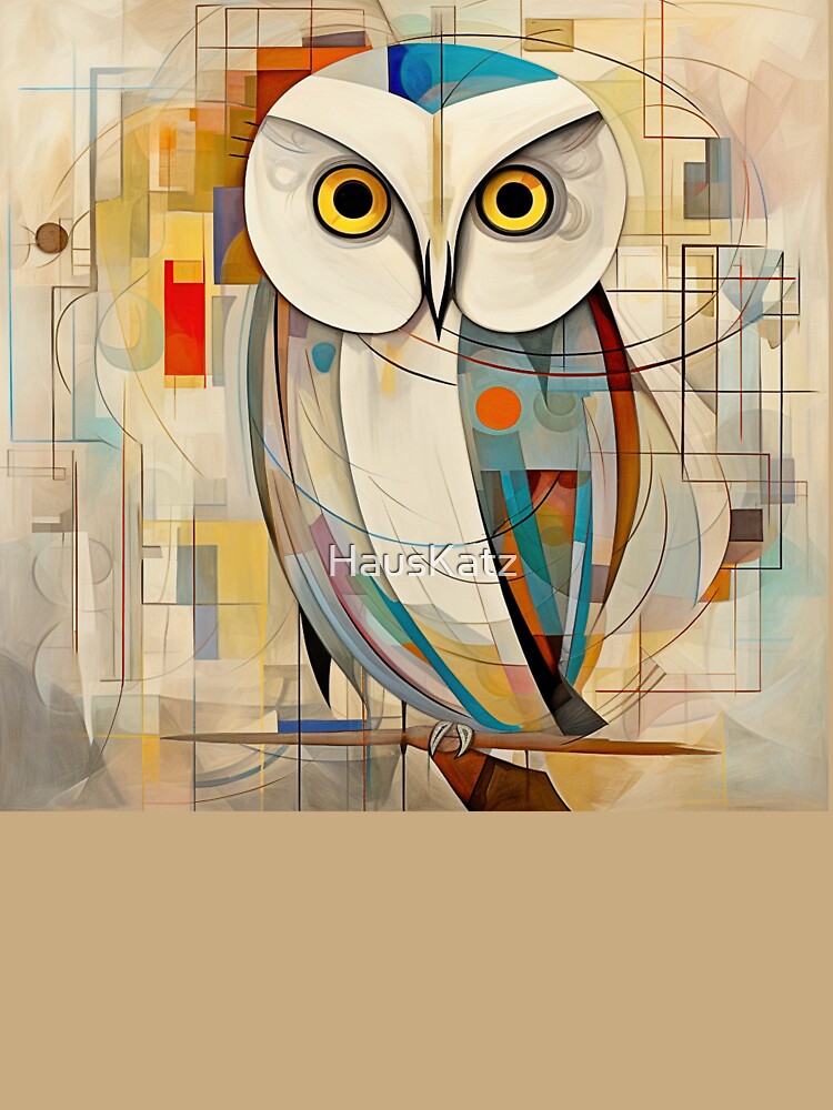 Wise Old Owl - Abstract Design by HausKatz