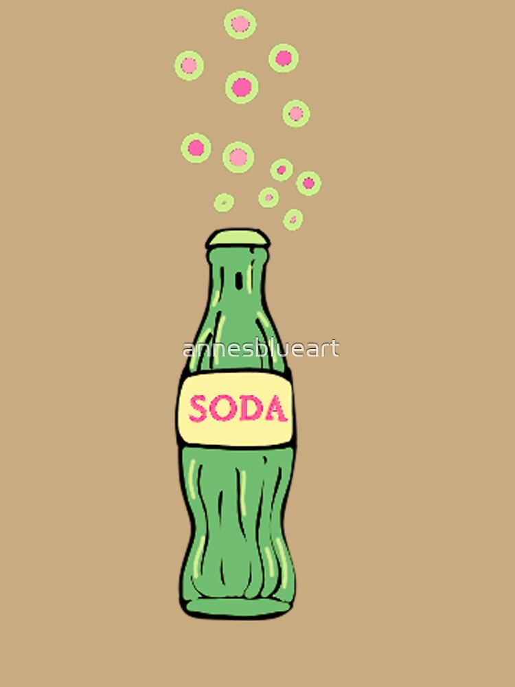 soda bottle by annesblueart Unisex , , , Long Sleeve Tee
