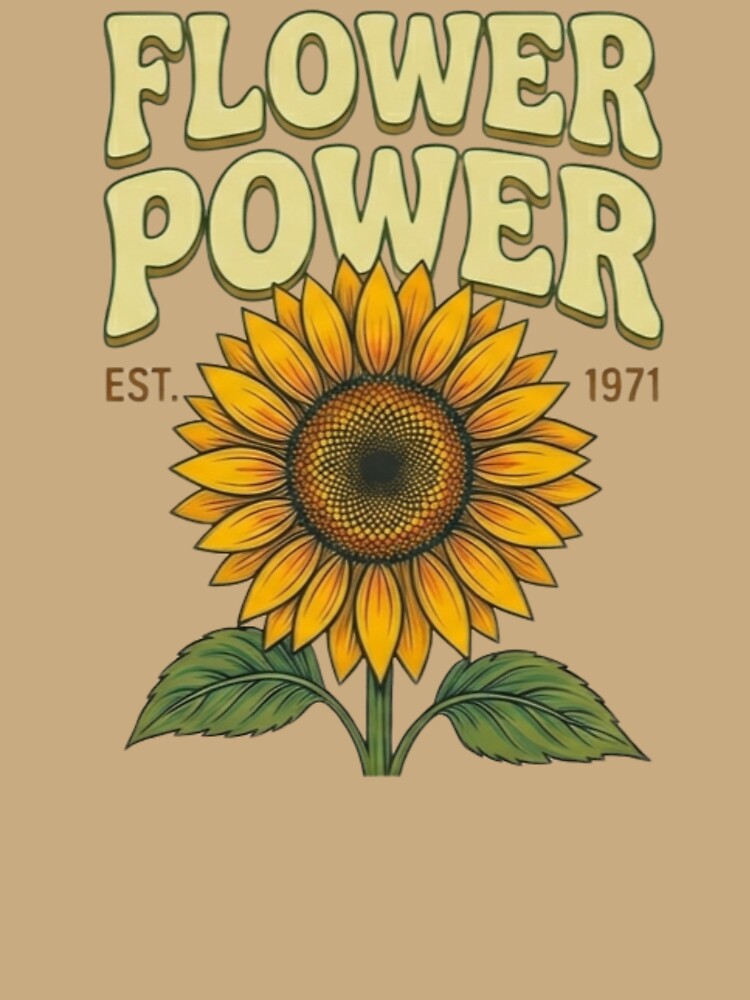 Flower Power Vintage by Her2Harmony Unisex , , , Long Sleeve Tee