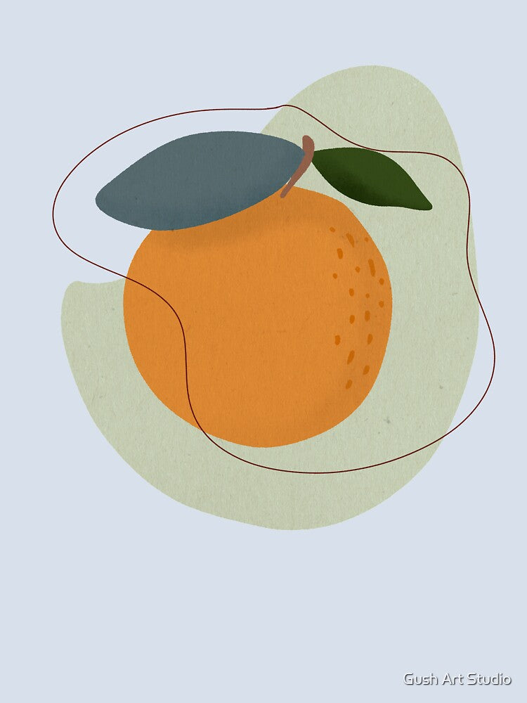 Modern Orange, Fruit illustration by Ana Moguš