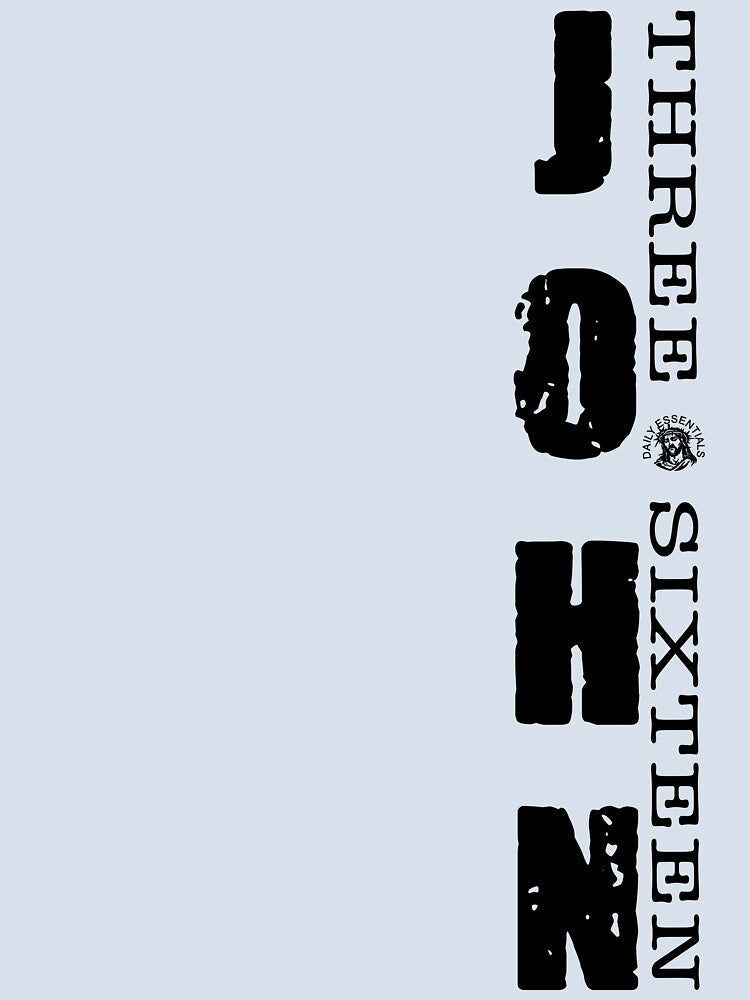 John 3 Sixteen by Small Daily Prayers Store Unisex , , , Long Sleeve Tee