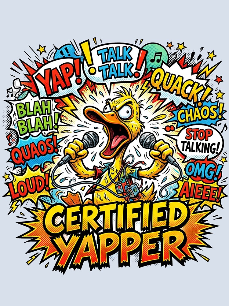 CERTIFIED YAPPER by MEME DISTRICT Unisex , , , Long Sleeve Tee
