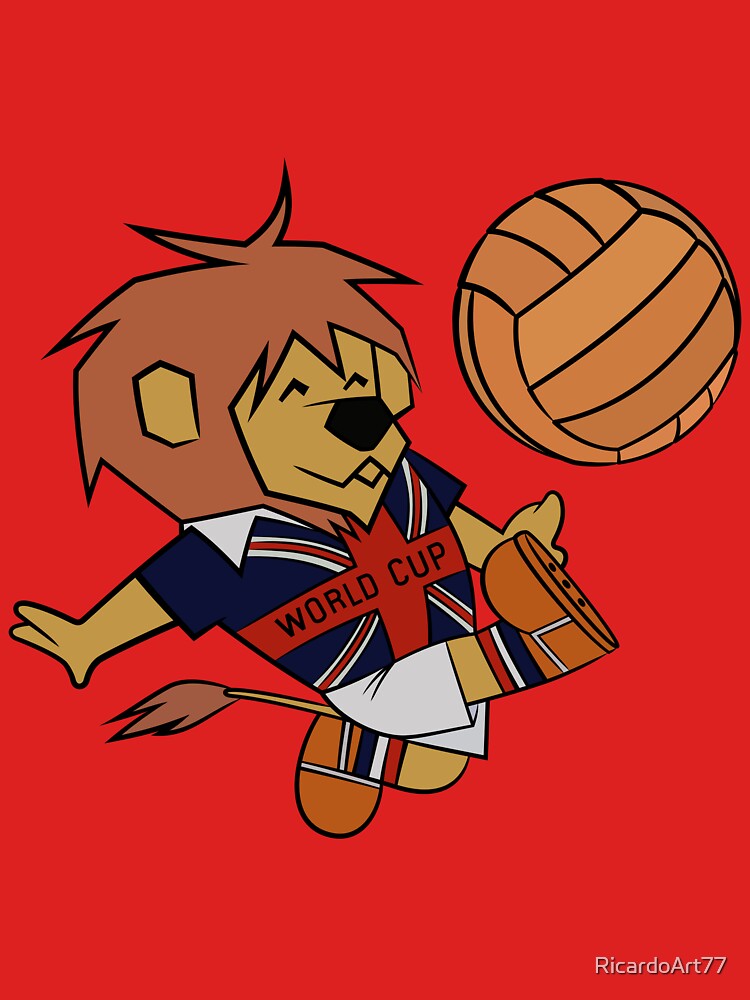 England World Cup 1966 Willie Football by RicardoArt77 Unisex , , , Long Sleeve Tee