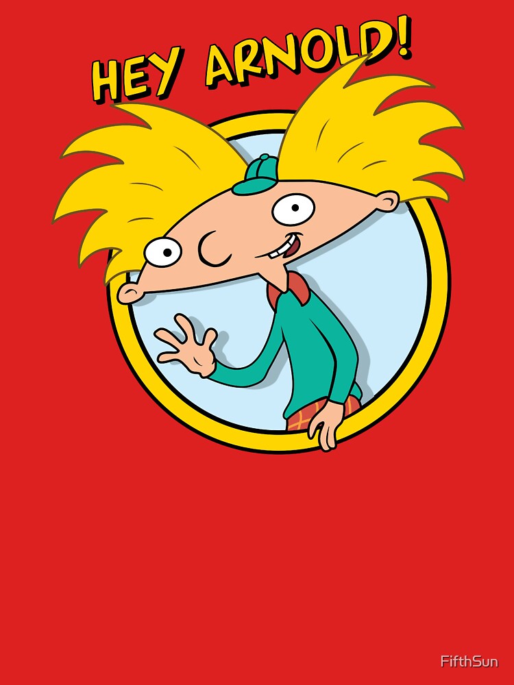 Hey Arnold! Arnold Classic Wave Poster by FifthSun Unisex , , , Long Sleeve Tee