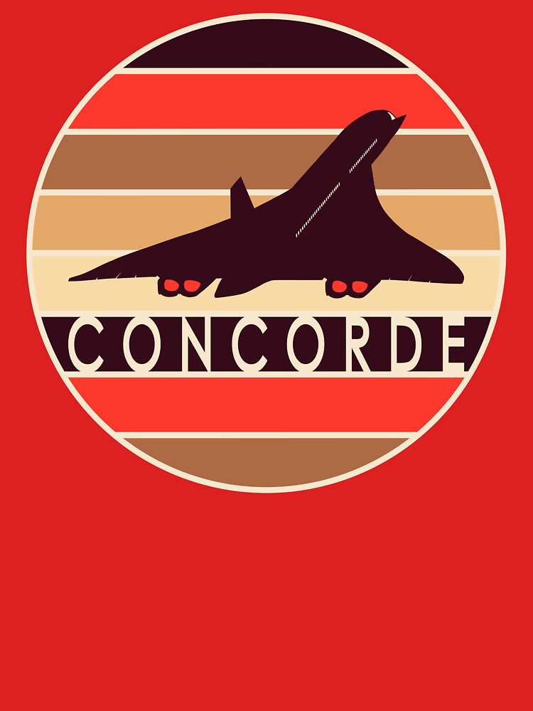 Concorde by Dariolafuente Unisex , , , Long Sleeve Tee