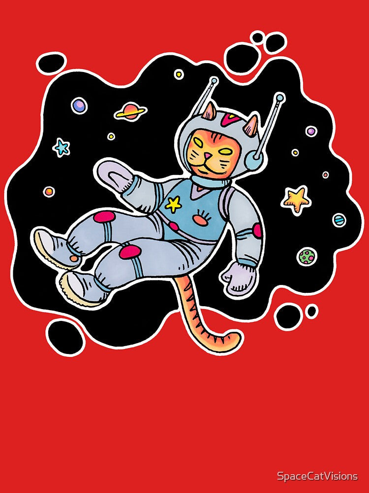 AstroCat by SpaceCatVisions Unisex , , , Long Sleeve Tee