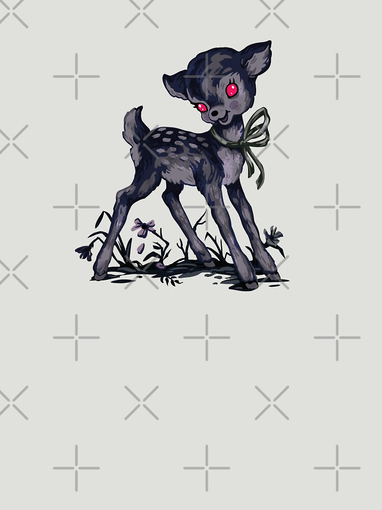 Creepy Fawn by Marianne Martin Unisex , , , Long Sleeve Tee