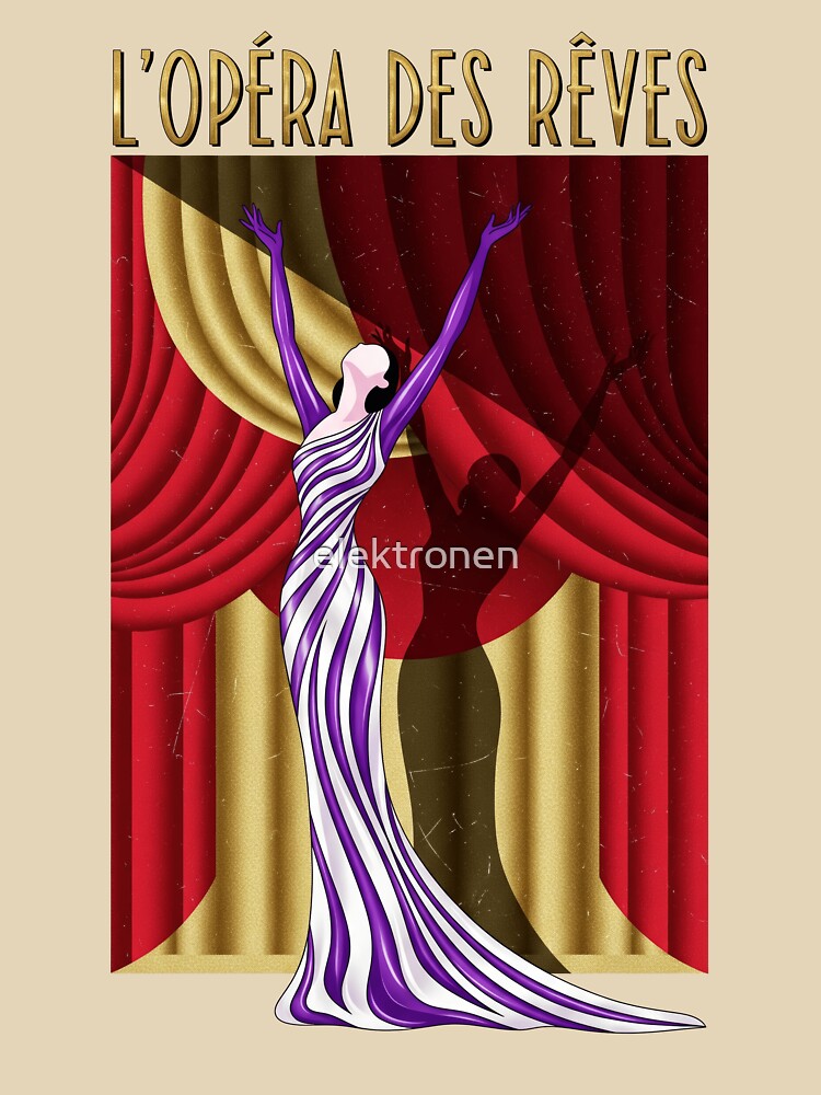After Erté - L'OPÉRA DES RÊVES (The Opera of Dreams) by elektronen