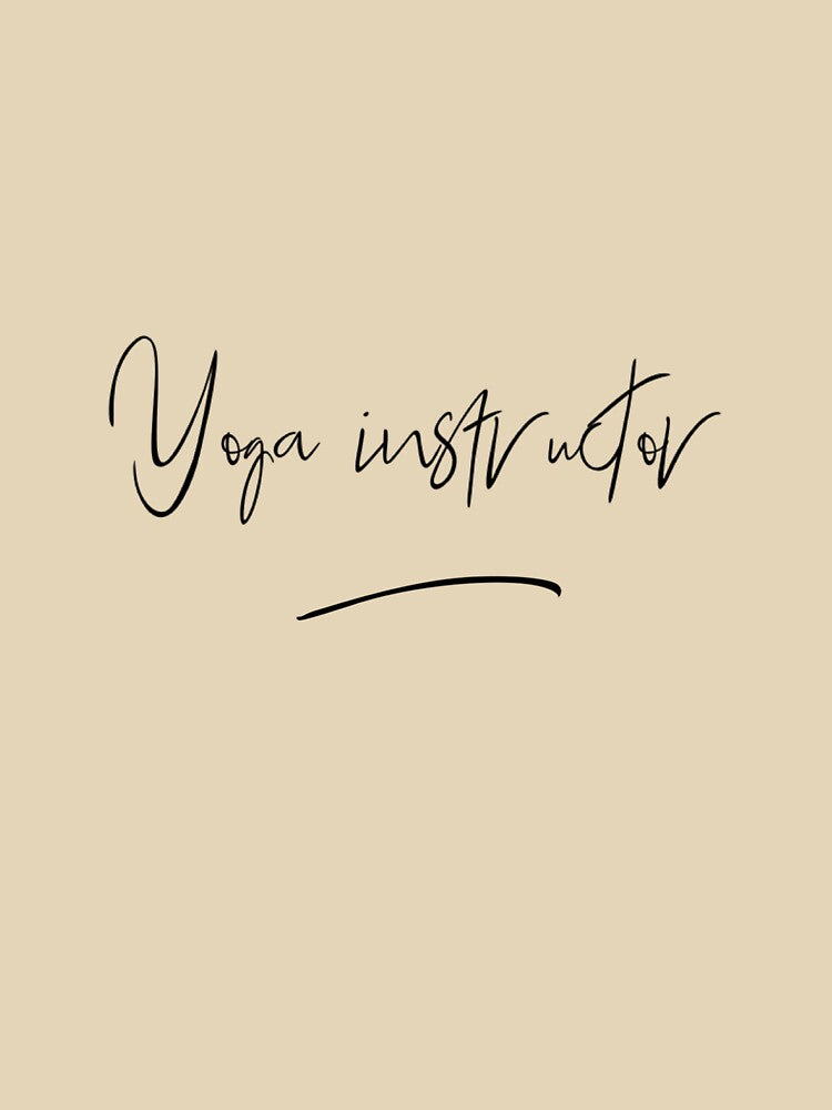 Yoga Instructor Yogi Teacher by veloce23