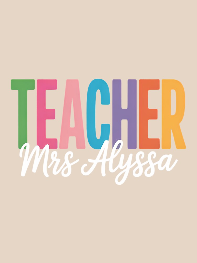 Custom Teacher Personalized School Team by IdunayaStore Unisex , , , Long Sleeve Tee