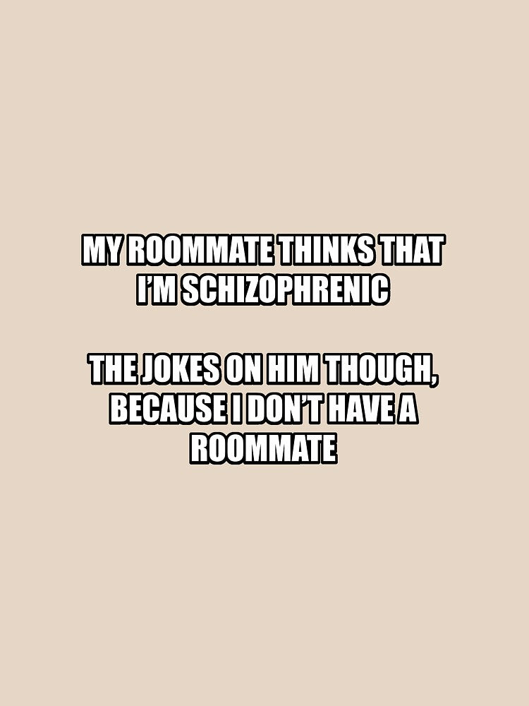 Dad Joke - Roommate Joke by Scott Brown Unisex , , , Long Sleeve Tee