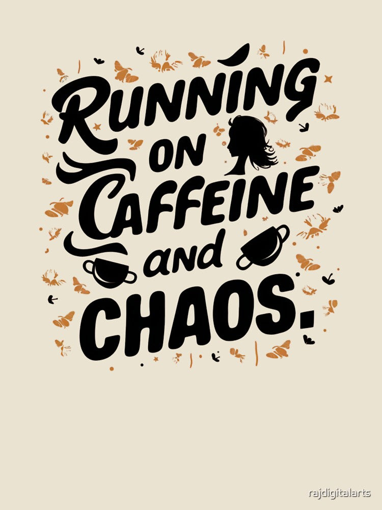 running on caffeine by rajdigitalarts Unisex , , , Long Sleeve Tee