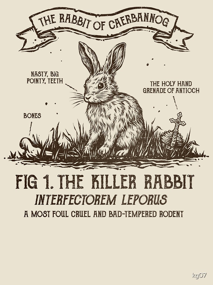 The Rabbit of Caerbannog by kg07 Unisex , , , Long Sleeve Tee