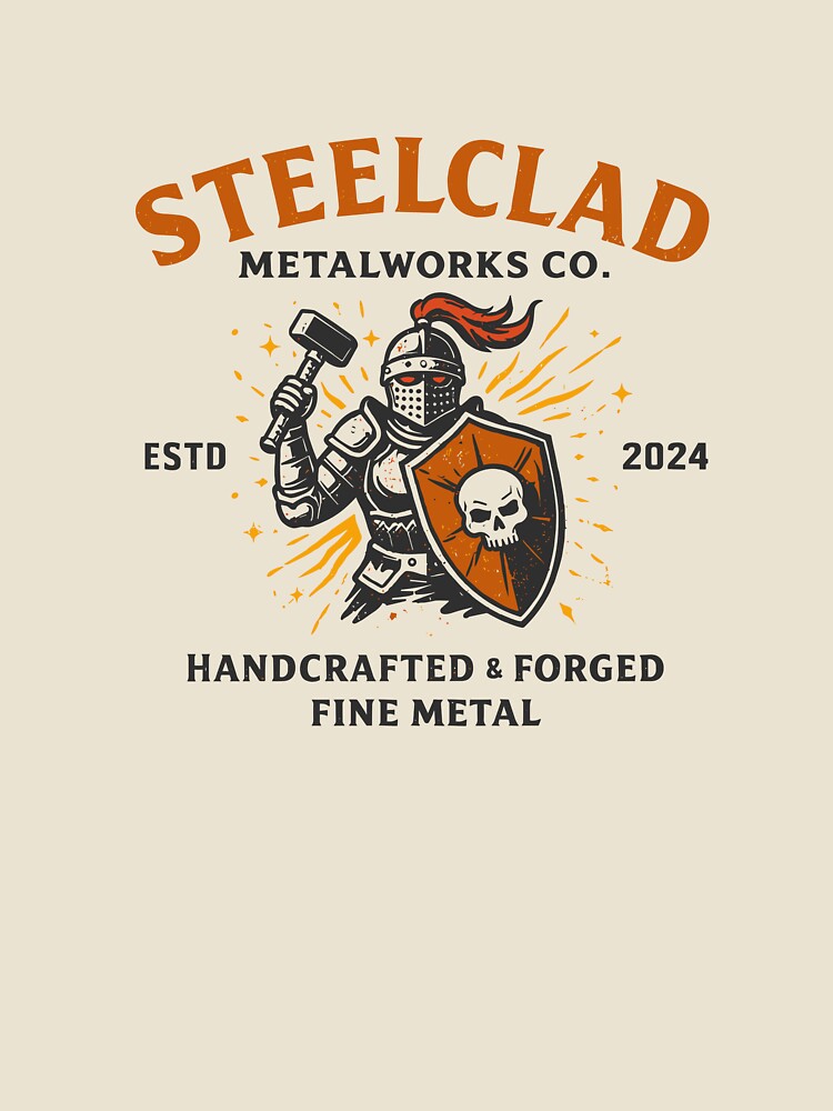 Steelclad Metalworks Co. by Matinez Pink Unisex , , , Long Sleeve Tee