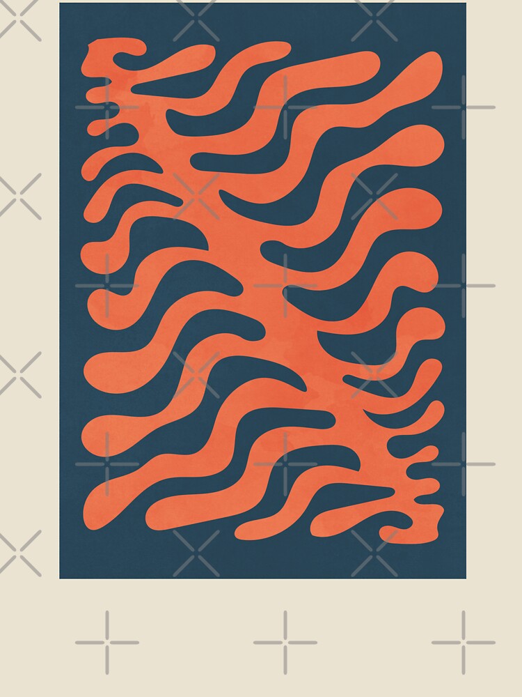 Copy of Botanical Green Leaf Abstraction, Line Art by technicolorable_art