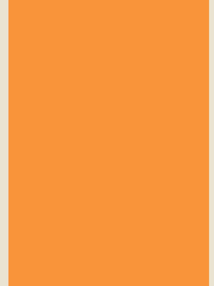 Orange Plain Color by ZestyFruit Unisex , , , Long Sleeve Tee