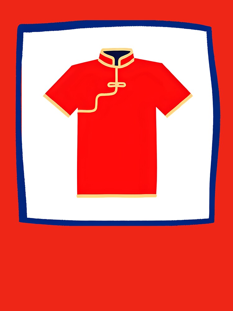 Chinese shirt minimalist graphic icon by ArtEllary