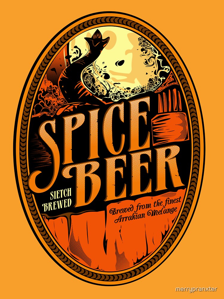 Spice Beer Label by merrypranxter Unisex , , , Long Sleeve Tee