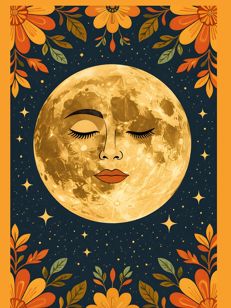 Vintage Boho Moon Stay Wild Celestial by SoulGraphixx