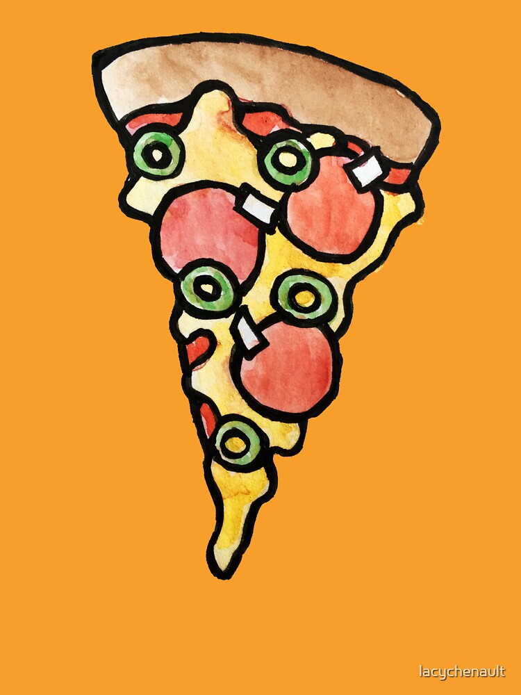 Deluxe Pizza by lacychenault Unisex , , , Long Sleeve Tee