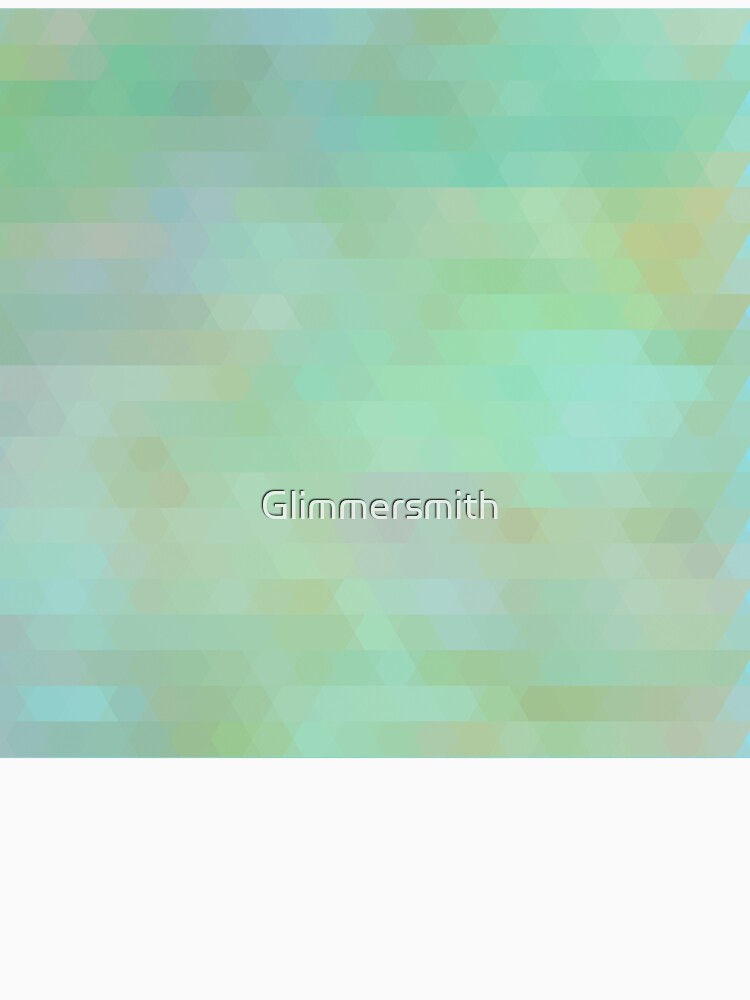 Monets Garden, geometric mosaic tiles pastel abstract by Glimmersmith Unisex , , , Long Sleeve Tee