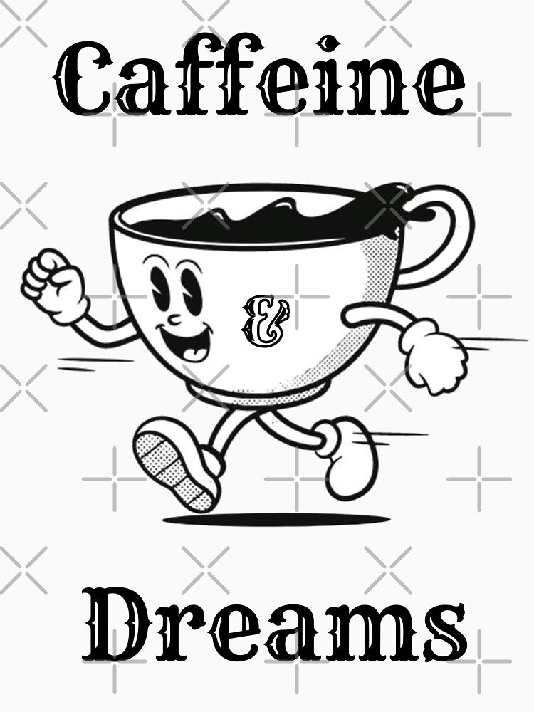 Caffeine & Dreams by bartink.co Unisex , , , Long Sleeve Tee
