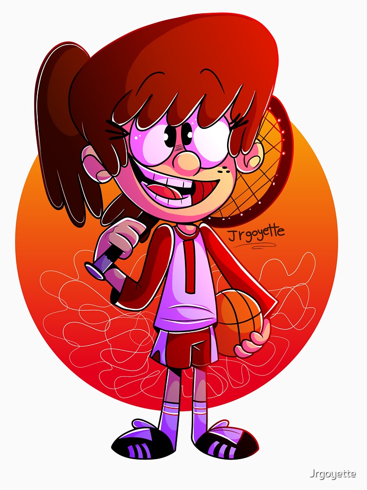The Loud House Lynn Loud with Sports Stuff by Jrgoyette Unisex , , , Long Sleeve Tee