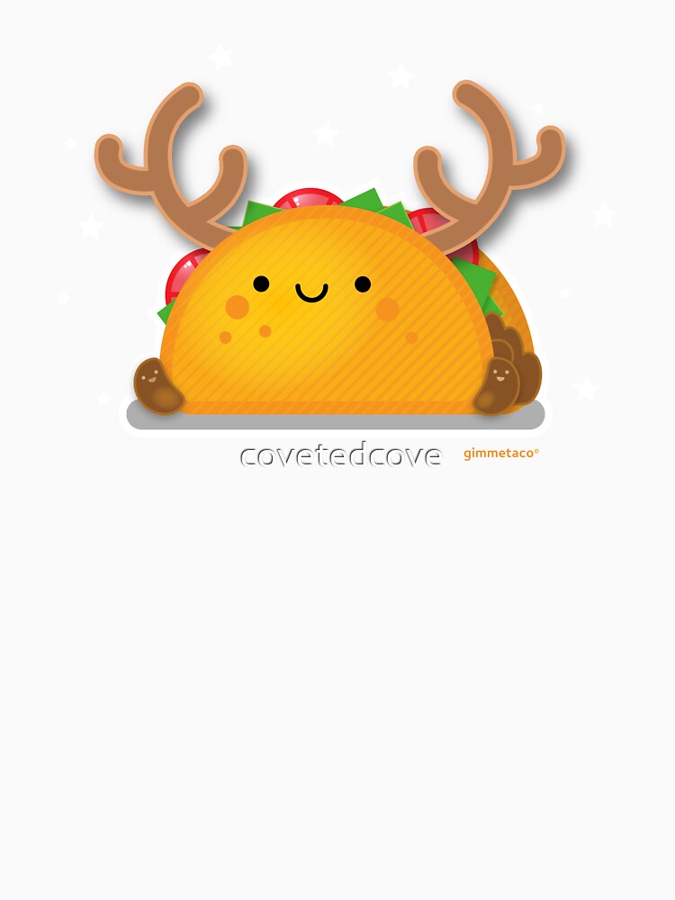 Reindeer Taco and Smiling Beans Kawaii Taco Time by covetedcove Unisex , , , Long Sleeve Tee