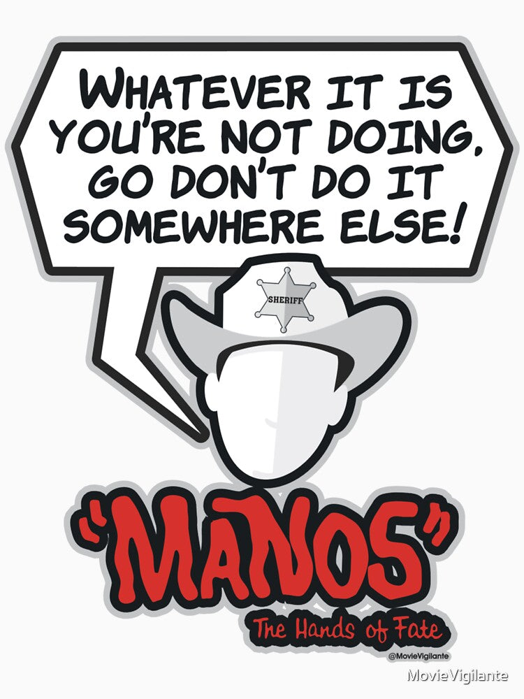 Manos Sheriff by MovieVigilante Unisex , , , Long Sleeve Tee