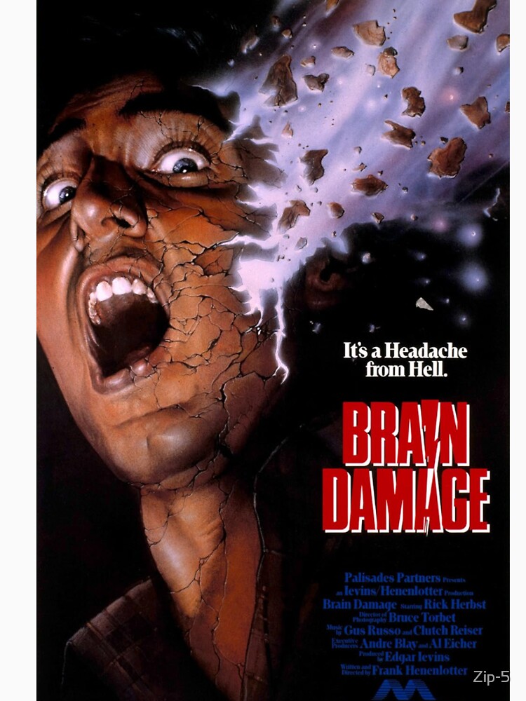 Brain Damage (1988) by Zip 56k Unisex , , , Long Sleeve Tee