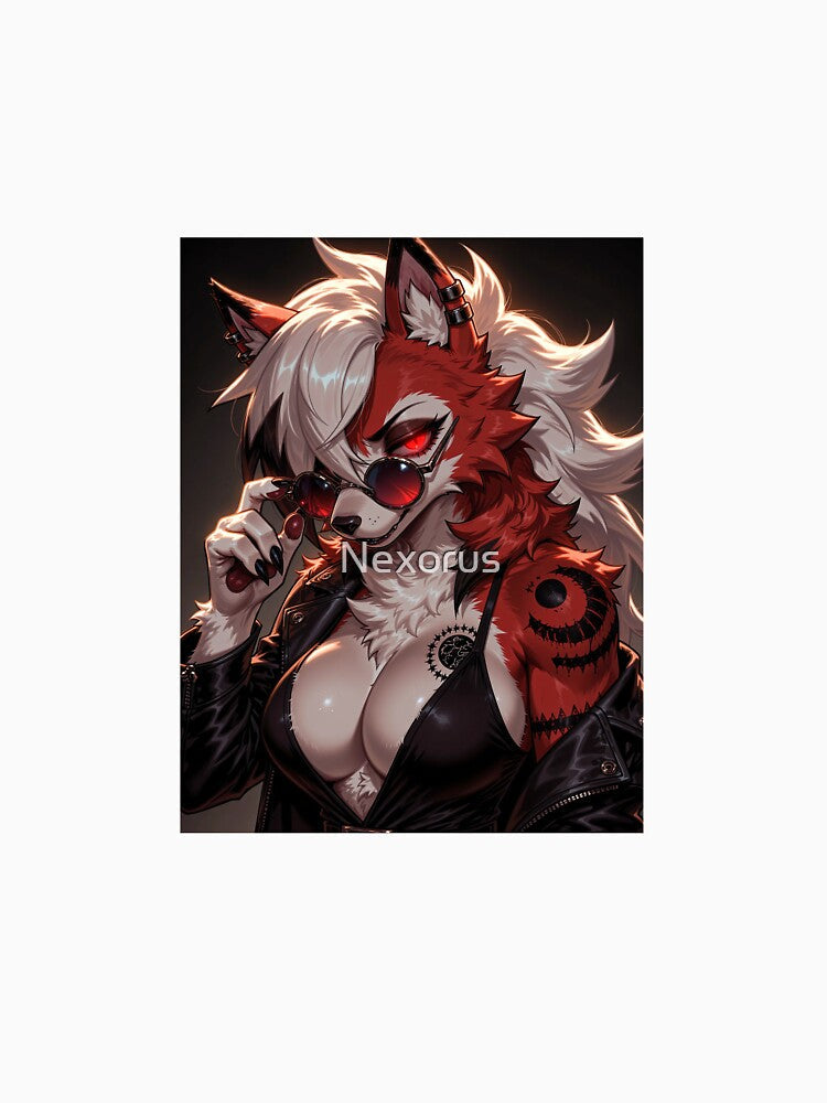stylish lycanroc by Nexorus Unisex , , , Long Sleeve Tee