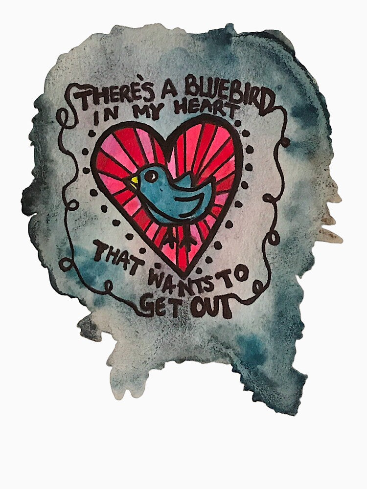 the bluebird by Mack Fensterstock