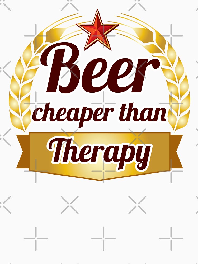 Beer Design | Beer Therapy by OhBoyLoveIt Unisex , , , Long Sleeve Tee