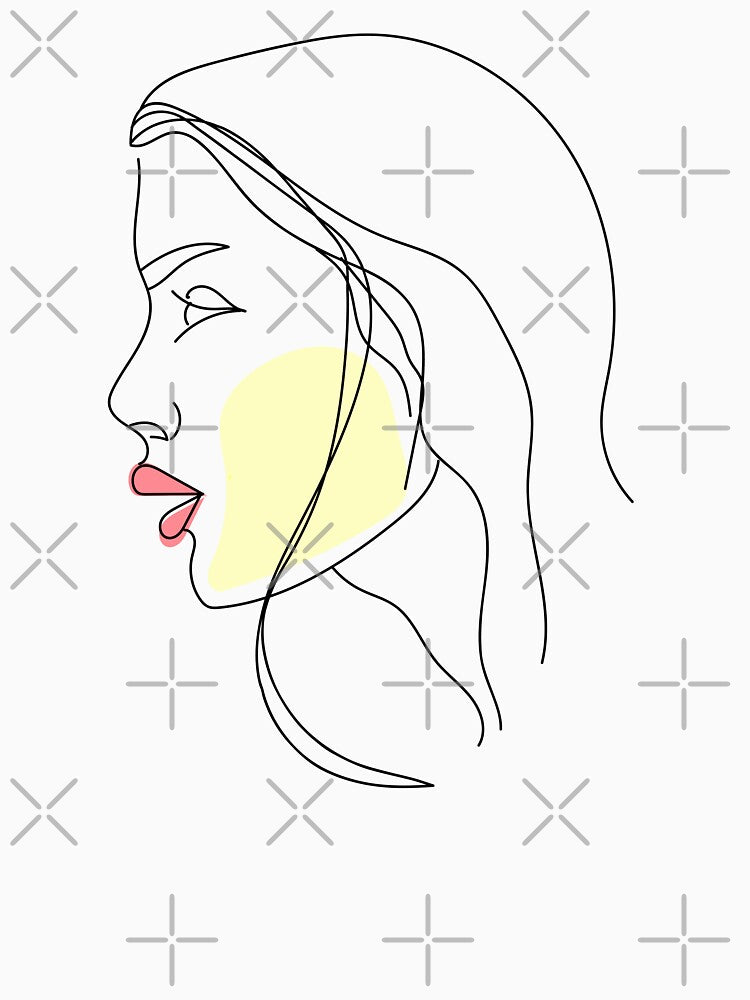 Emotions Female Line Art by StudioMinaar