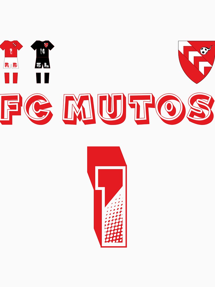 FC Mutos soccer games goalkeeper number 1 red jersey by dionusos-vogue